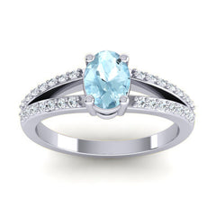 Aquamarine and Diamond