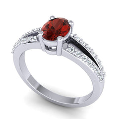 Garnet and Diamond