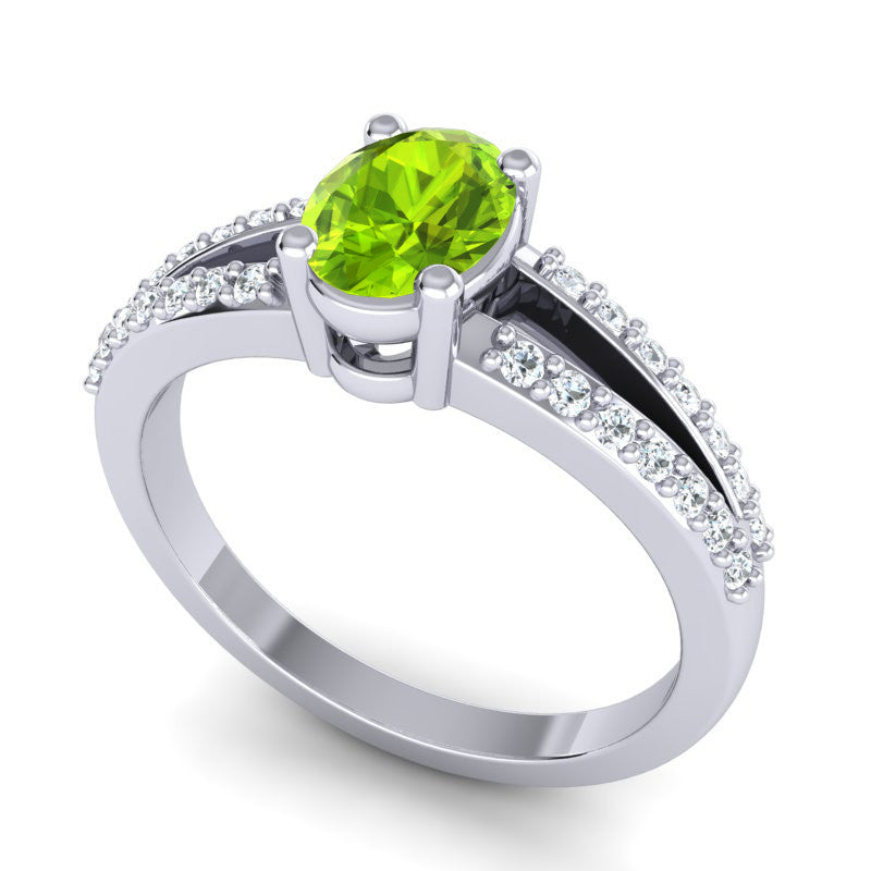 Peridot and Diamond