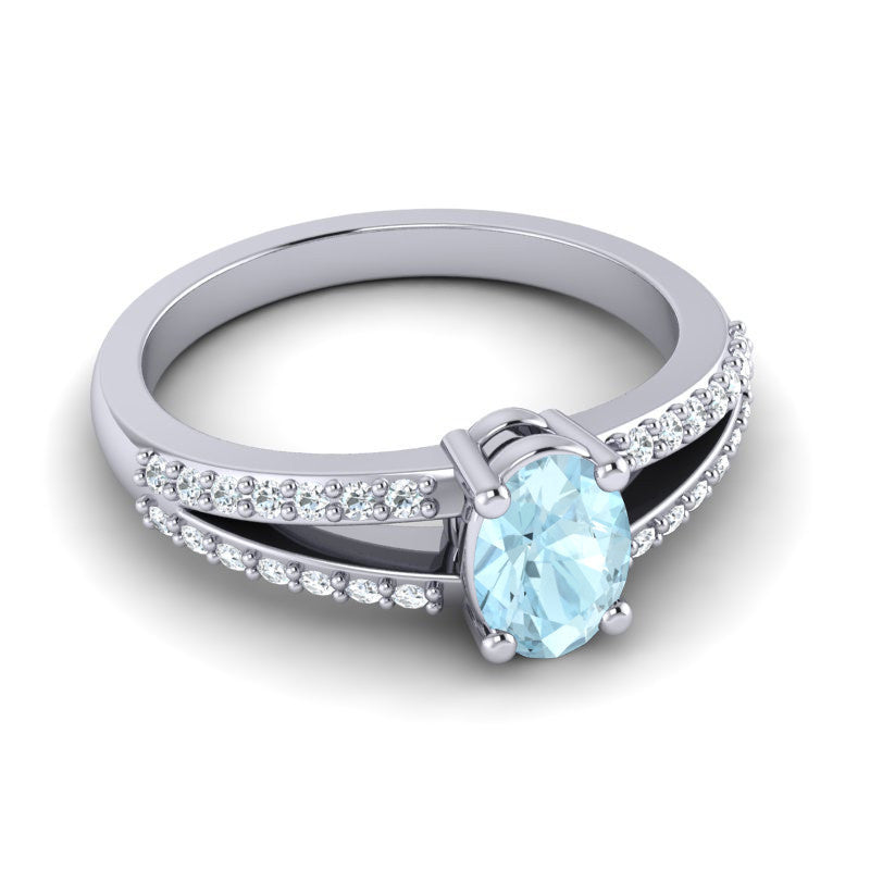 Aquamarine and Diamond