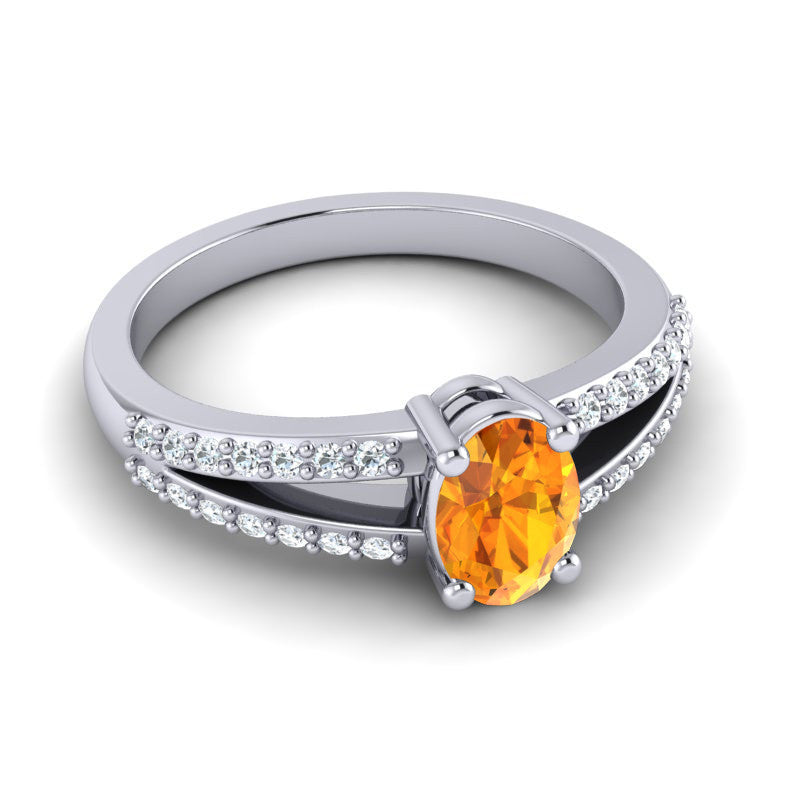 Citrine and Diamond