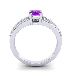 Amethyst and Diamond