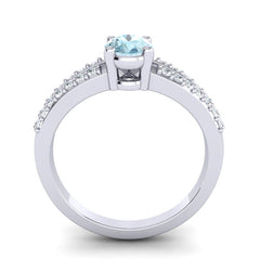 Aquamarine and Diamond