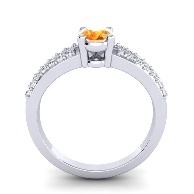 Citrine and Diamond