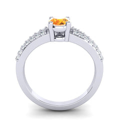 Citrine and Diamond