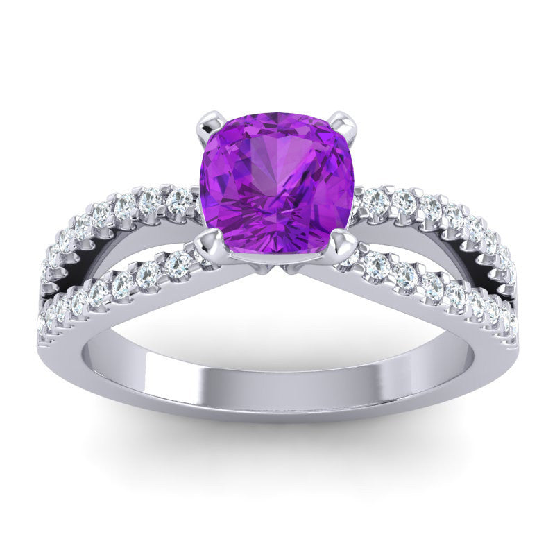 Amethyst and Diamond