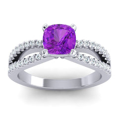 Amethyst and Diamond