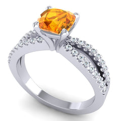 Citrine and Diamond