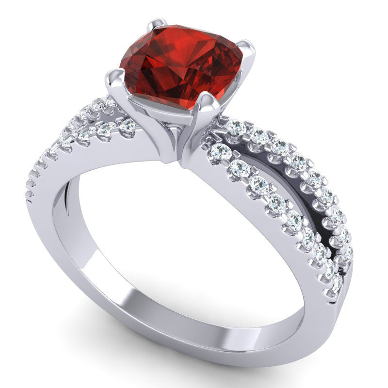 Garnet and Diamond