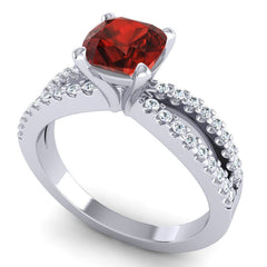 Garnet and Diamond