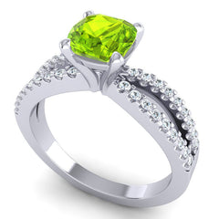 Peridot and Diamond
