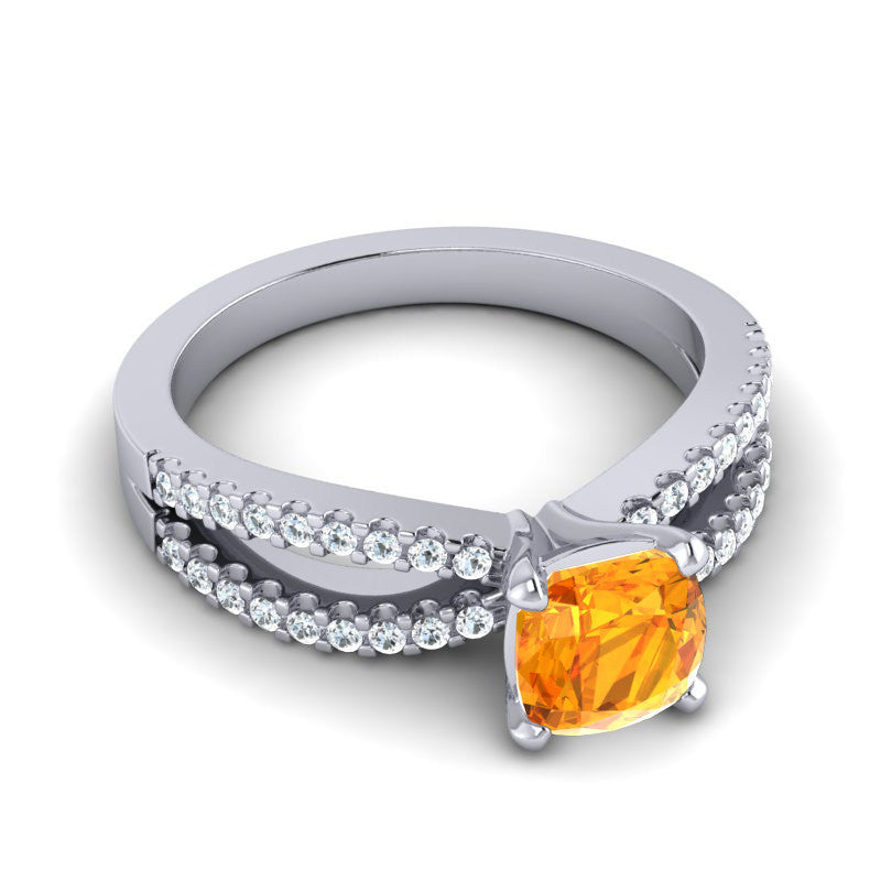 Citrine and Diamond