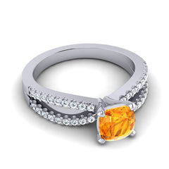 Citrine and Diamond