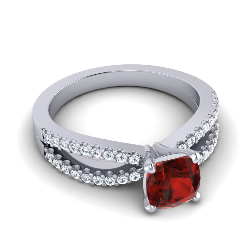 Garnet and Diamond