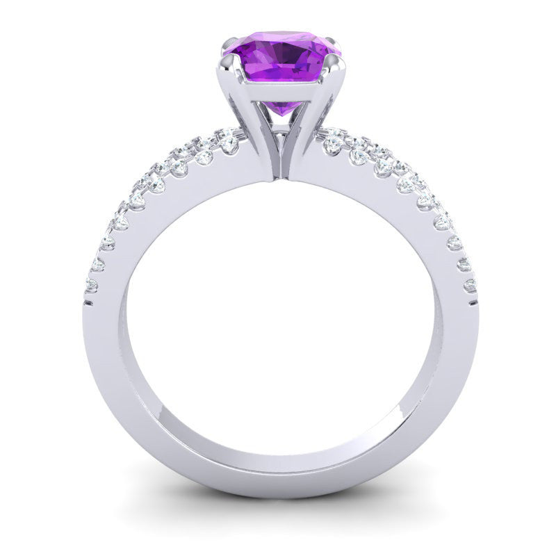 Amethyst and Diamond