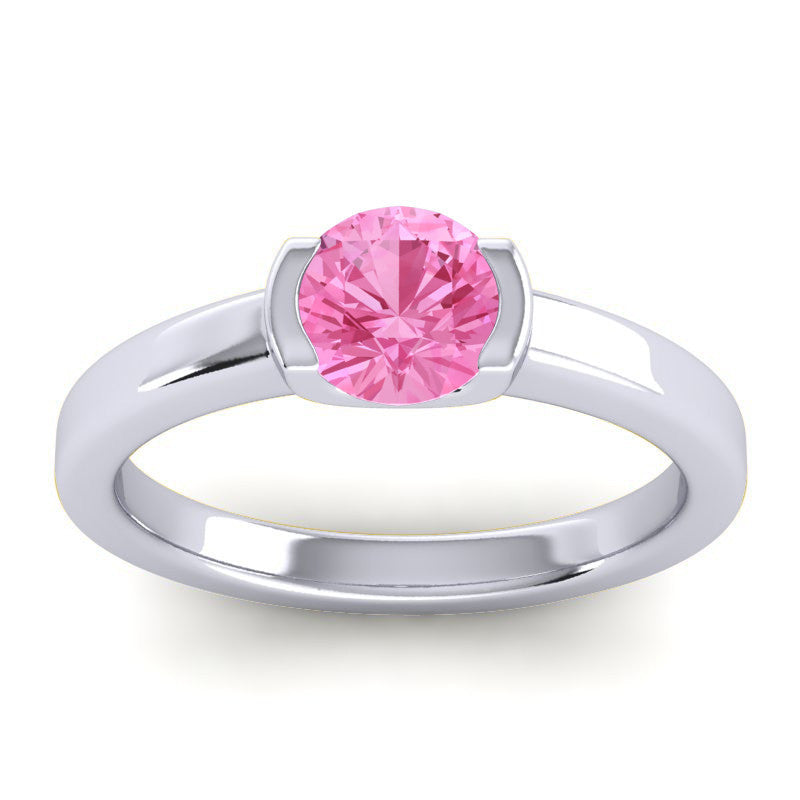 Pink Tourmaline and Diamond