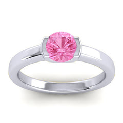 Pink Tourmaline and Diamond