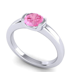 Pink Tourmaline and Diamond