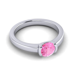 Pink Tourmaline and Diamond