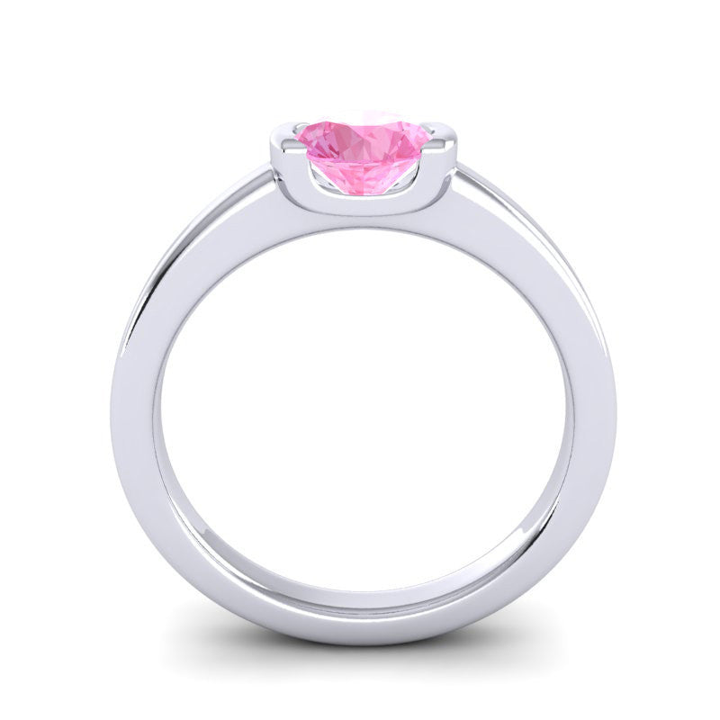 Pink Tourmaline and Diamond