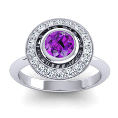 Amethyst and Diamond
