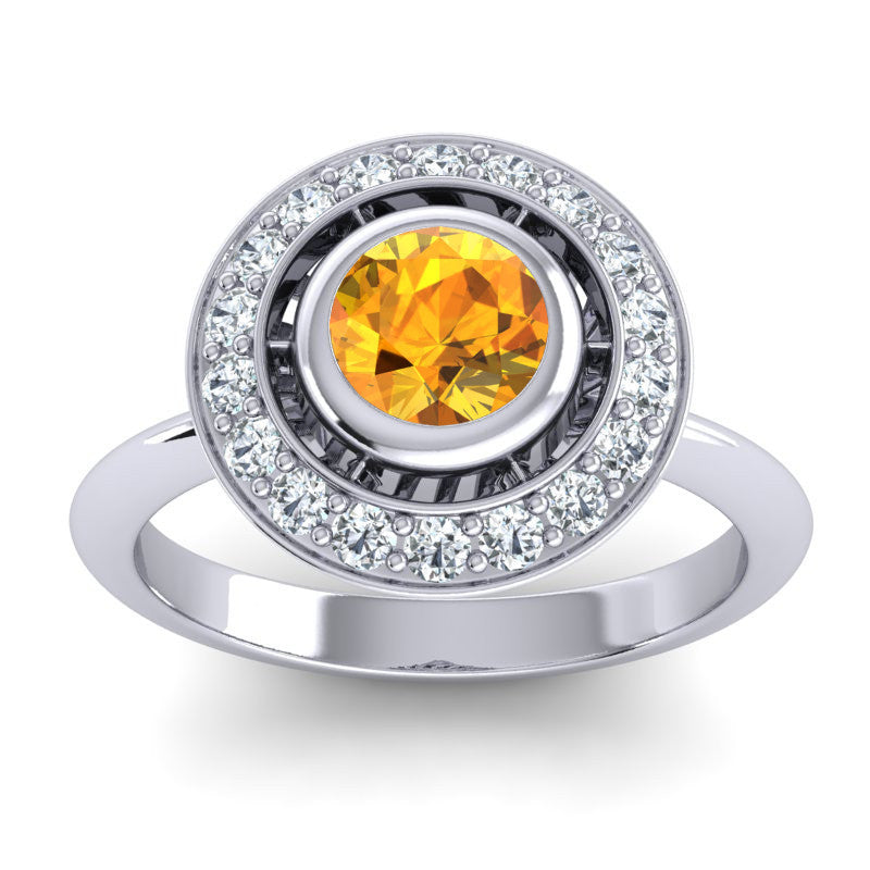 Citrine and Diamond