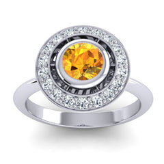 Citrine and Diamond