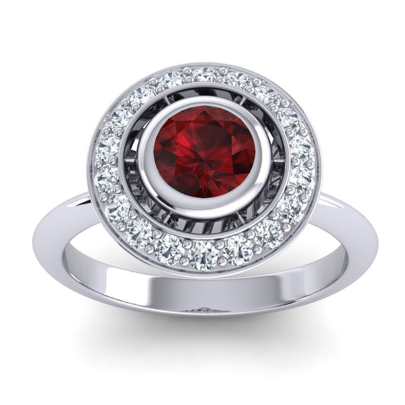 Garnet and Diamond