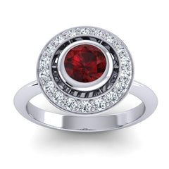 Garnet and Diamond
