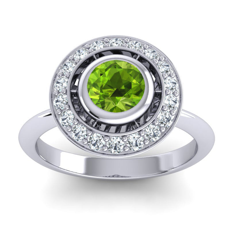 Peridot and Diamond