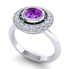 Amethyst and Diamond