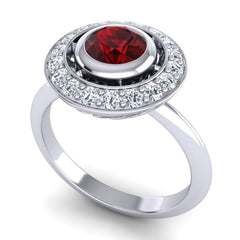 Garnet and Diamond