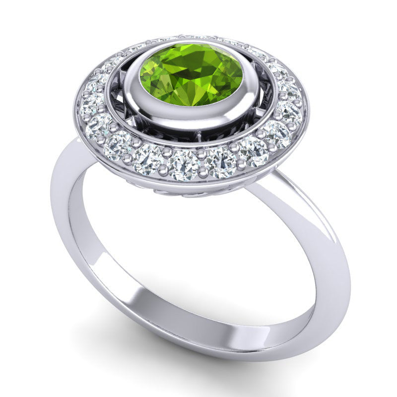 Peridot and Diamond