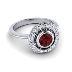 Garnet and Diamond