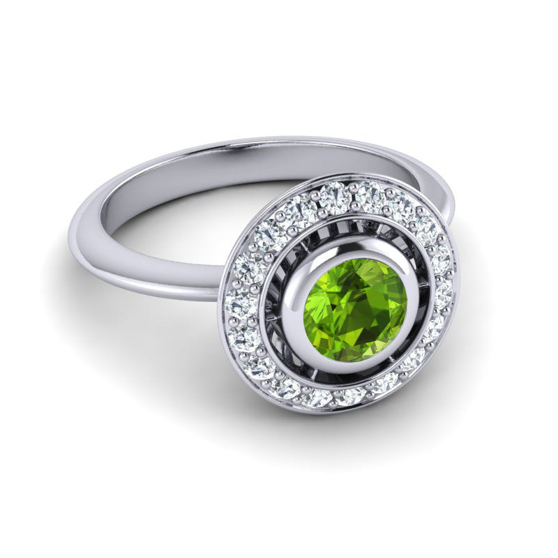 Peridot and Diamond