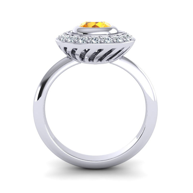 Citrine and Diamond