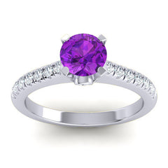 Amethyst and Diamond