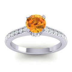 Citrine and Diamond