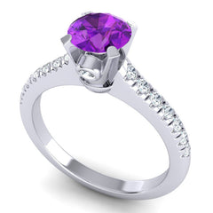 Amethyst and Diamond