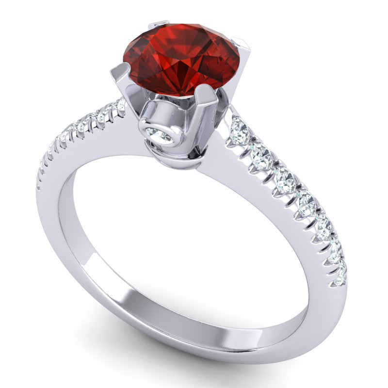 Garnet and Diamond
