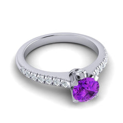 Amethyst and Diamond