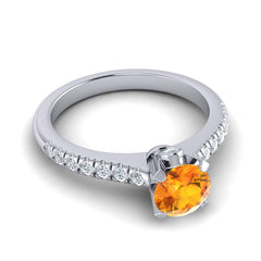 Citrine and Diamond