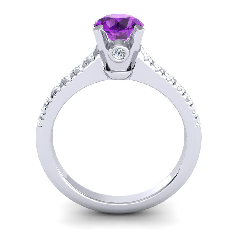 Amethyst and Diamond