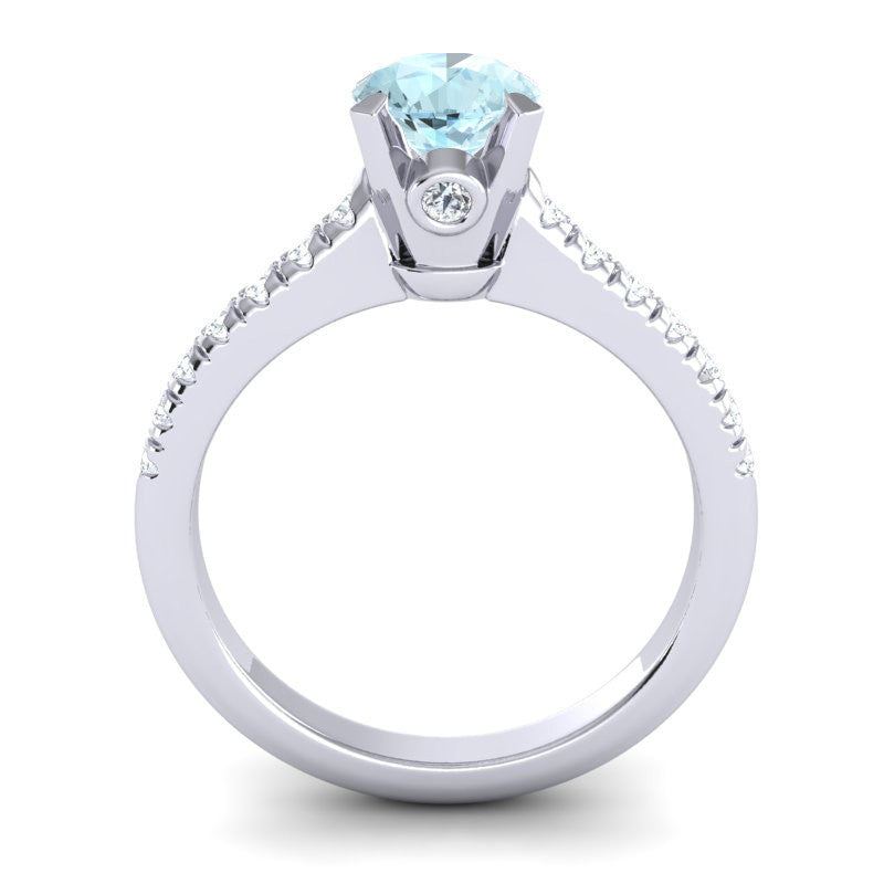Aquamarine and Diamond