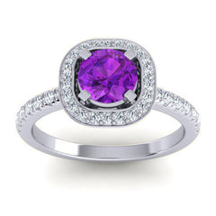 Amethyst and Diamond