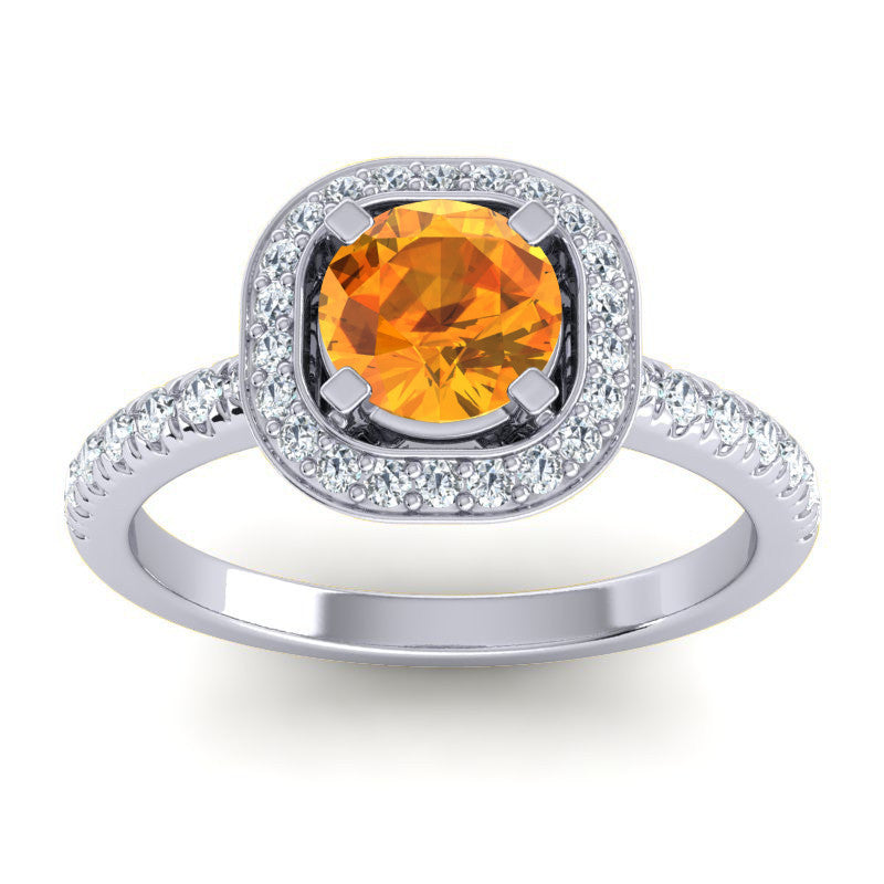 Citrine and Diamond