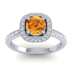 Citrine and Diamond