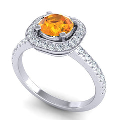 Citrine and Diamond