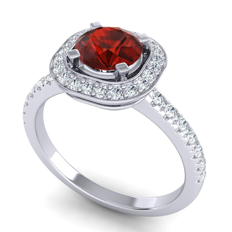 Garnet and Diamond