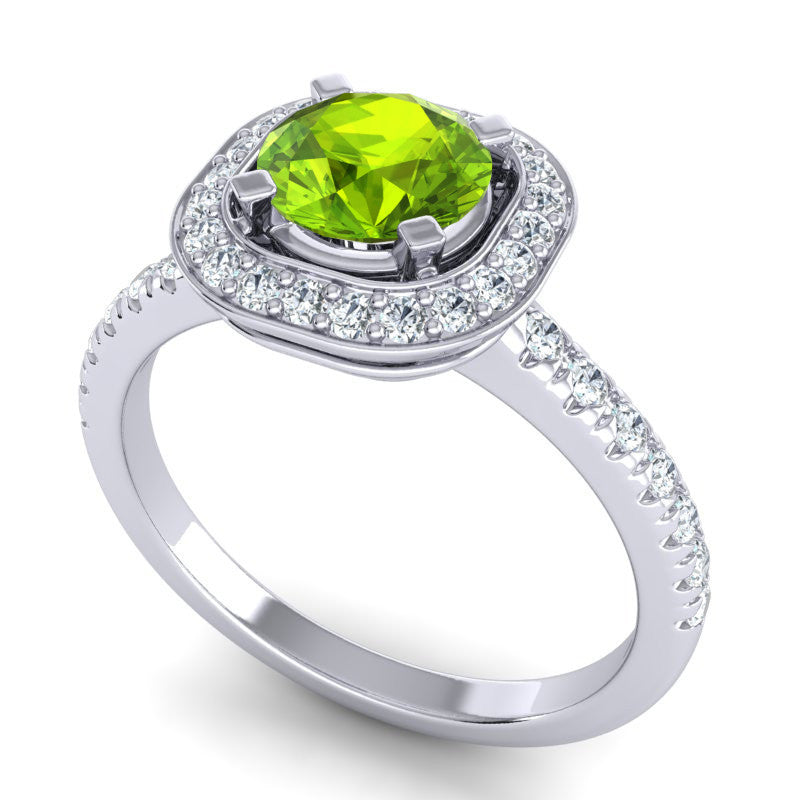 Peridot and Diamond